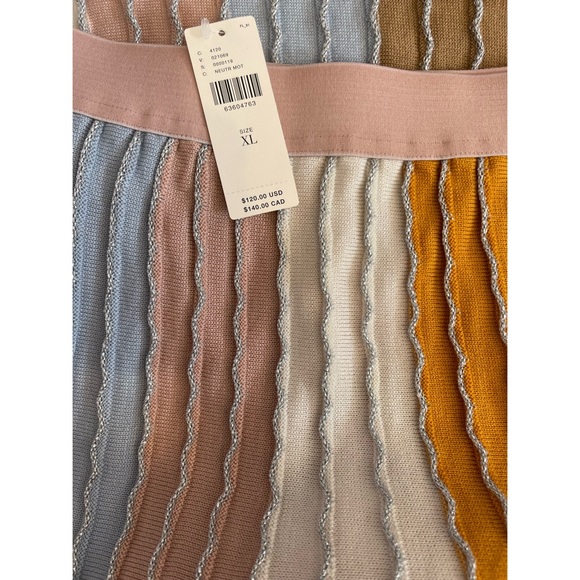 Anthropologie Eva Franco Knit Mini Skirt Sz XL NWT - Picture 7 of 8